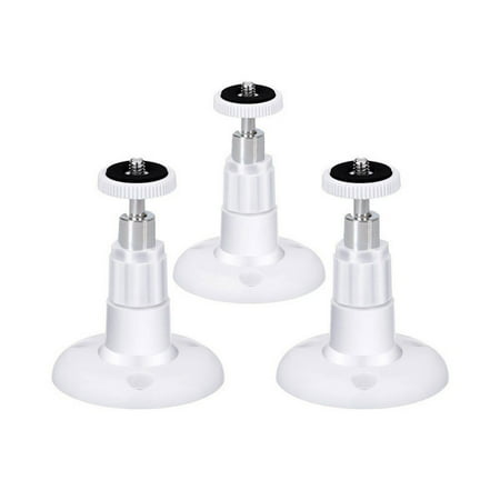 3Pcs White Wall Mount for Ring Stick Up Cam Wired/Battery HD Security Camera